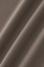 Textured Collar Performance Polo – El Baron KHAKI