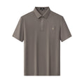 Textured Collar Performance Polo – El Baron KHAKI