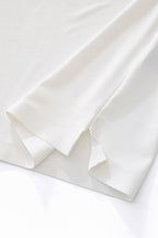 Textured Collar Performance Polo – El Baron WHITE