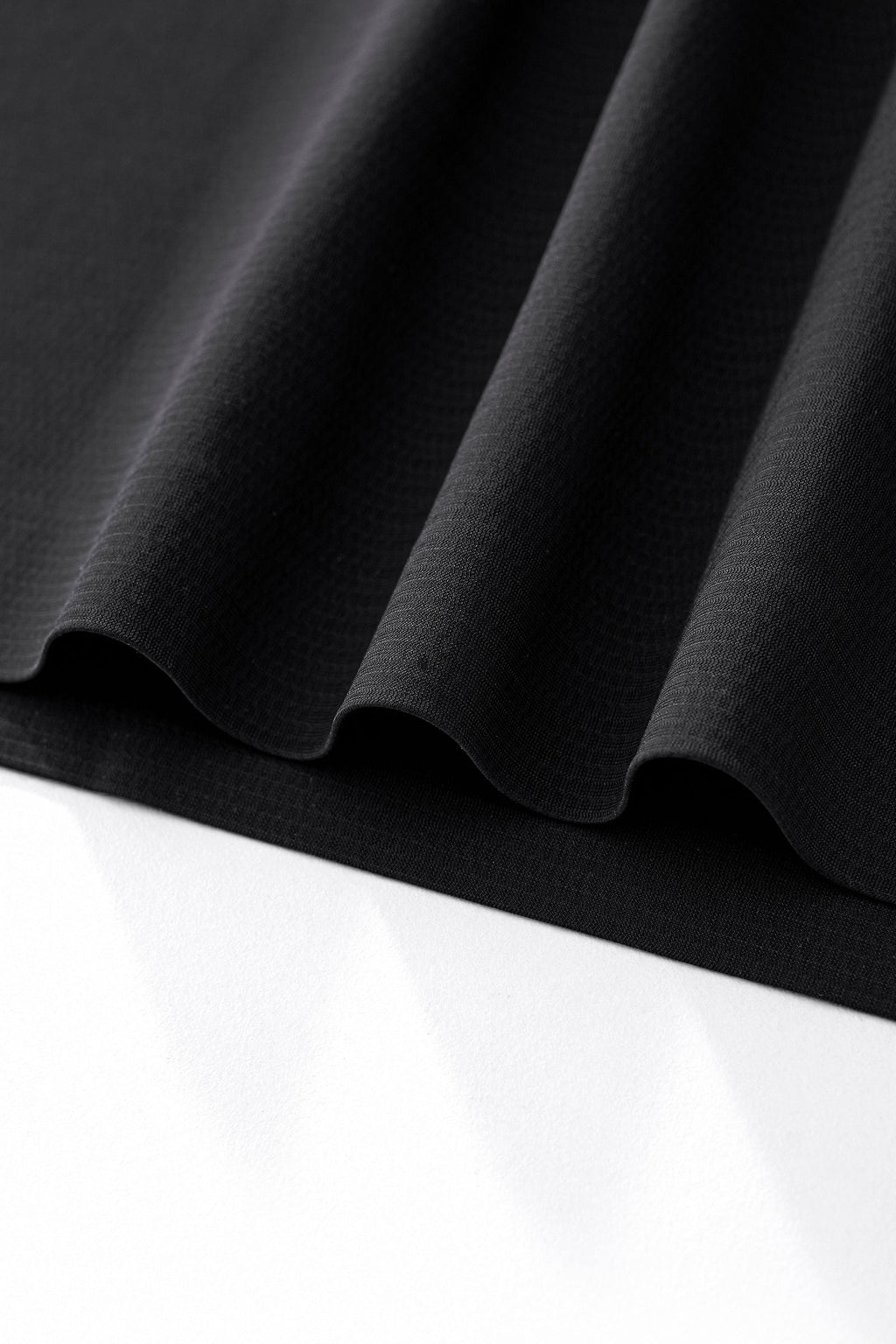 Zip Placket Performance Polo – El Baron BLACK