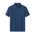 Zip Placket Performance Polo – El Baron DARK BLUE
