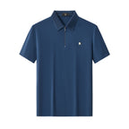 Zip Placket Performance Polo – El Baron DARK BLUE