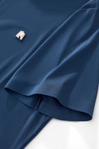 Zip Placket Performance Polo – El Baron DARK BLUE