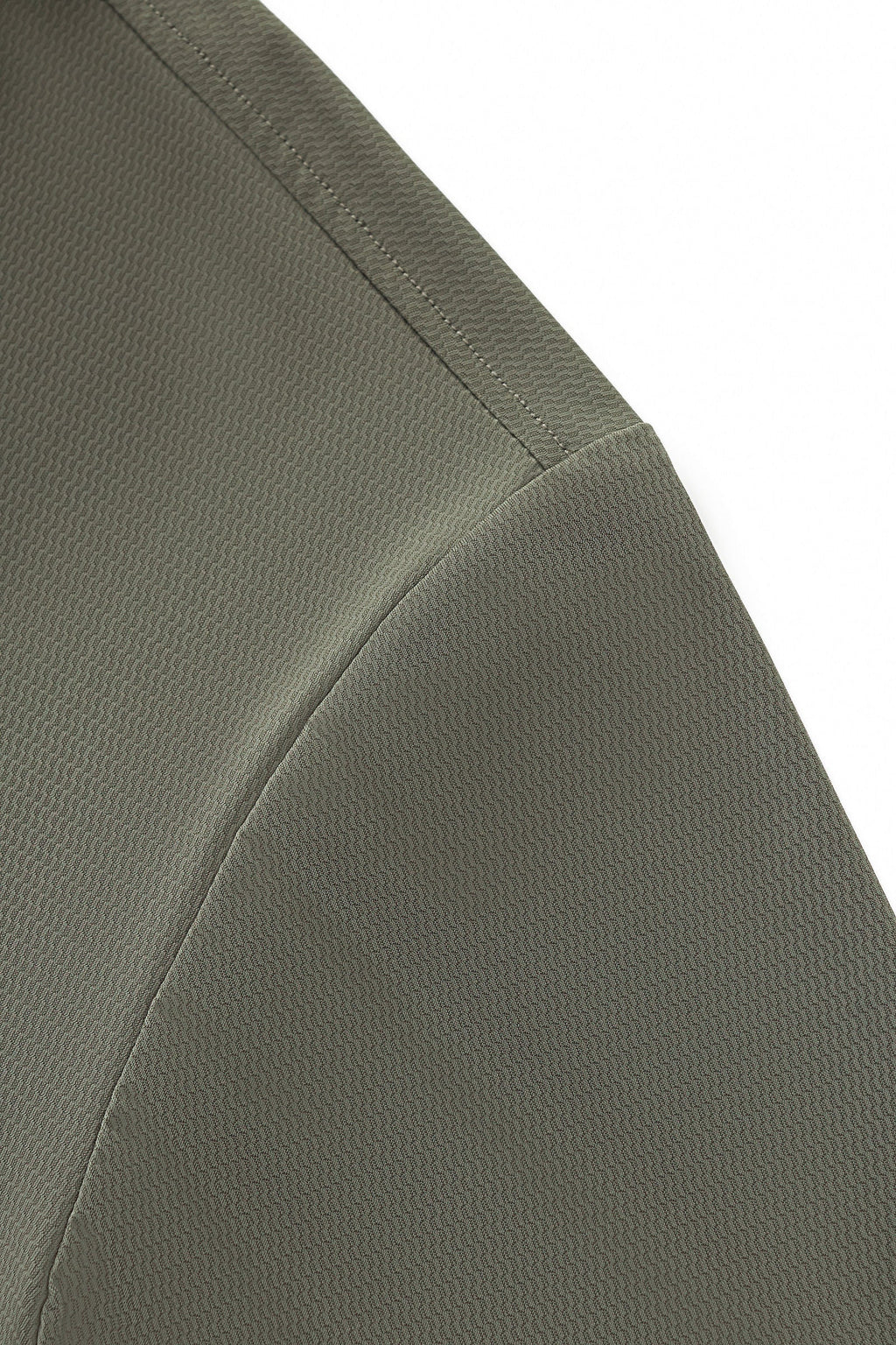 Zip Placket Performance Polo – El Baron DARK GREEN