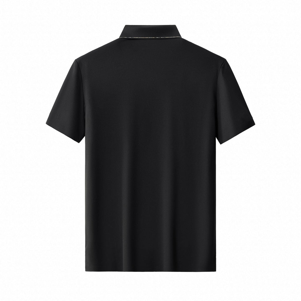 Contrast Trim Detail Polo – El Baron BLACK