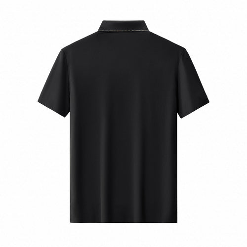 Contrast Trim Detail Polo – El Baron BLACK