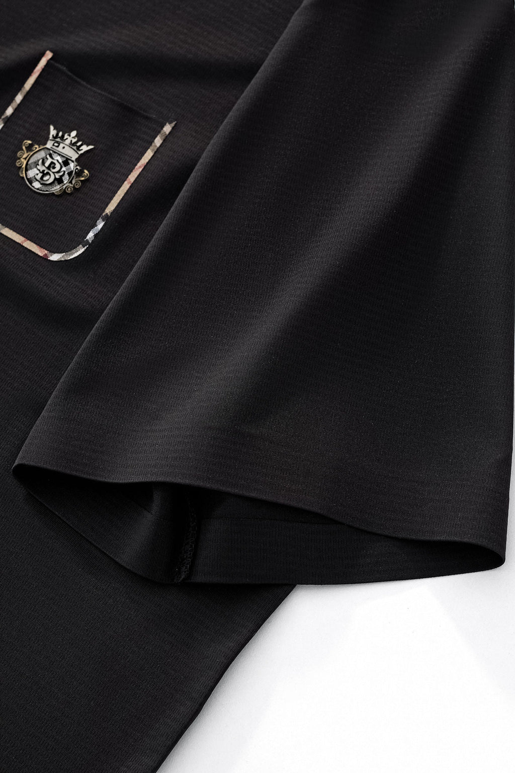 Contrast Trim Detail Polo – El Baron BLACK