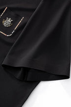 Contrast Trim Detail Polo – El Baron BLACK