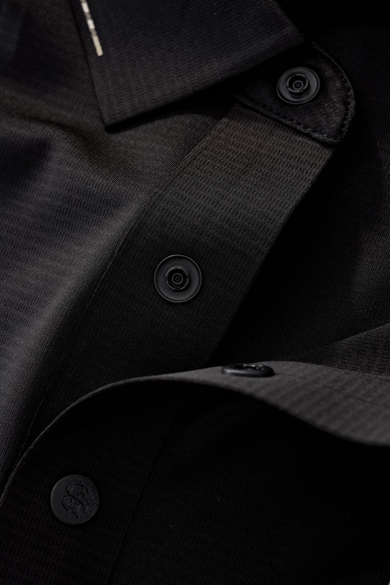 Contrast Trim Detail Polo – El Baron BLACK