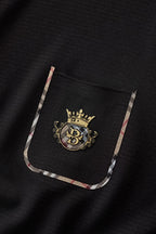 Contrast Trim Detail Polo – El Baron BLACK