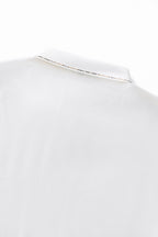 Contrast Trim Detail Polo – El Baron WHITE