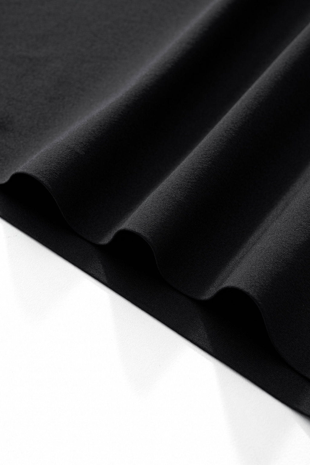 Stripe Collar Performance Polo – El Baron BLACK
