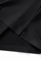 Stripe Collar Performance Polo – El Baron BLACK