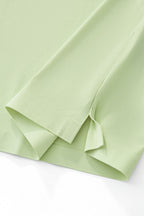 Stripe Collar Performance Polo – El Baron GREEN