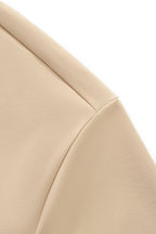 Stripe Collar Performance Polo – El Baron KHAKI