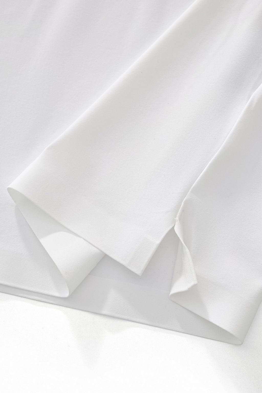 Stripe Collar Performance Polo – El Baron WHITE