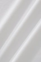 Stripe Collar Performance Polo – El Baron WHITE