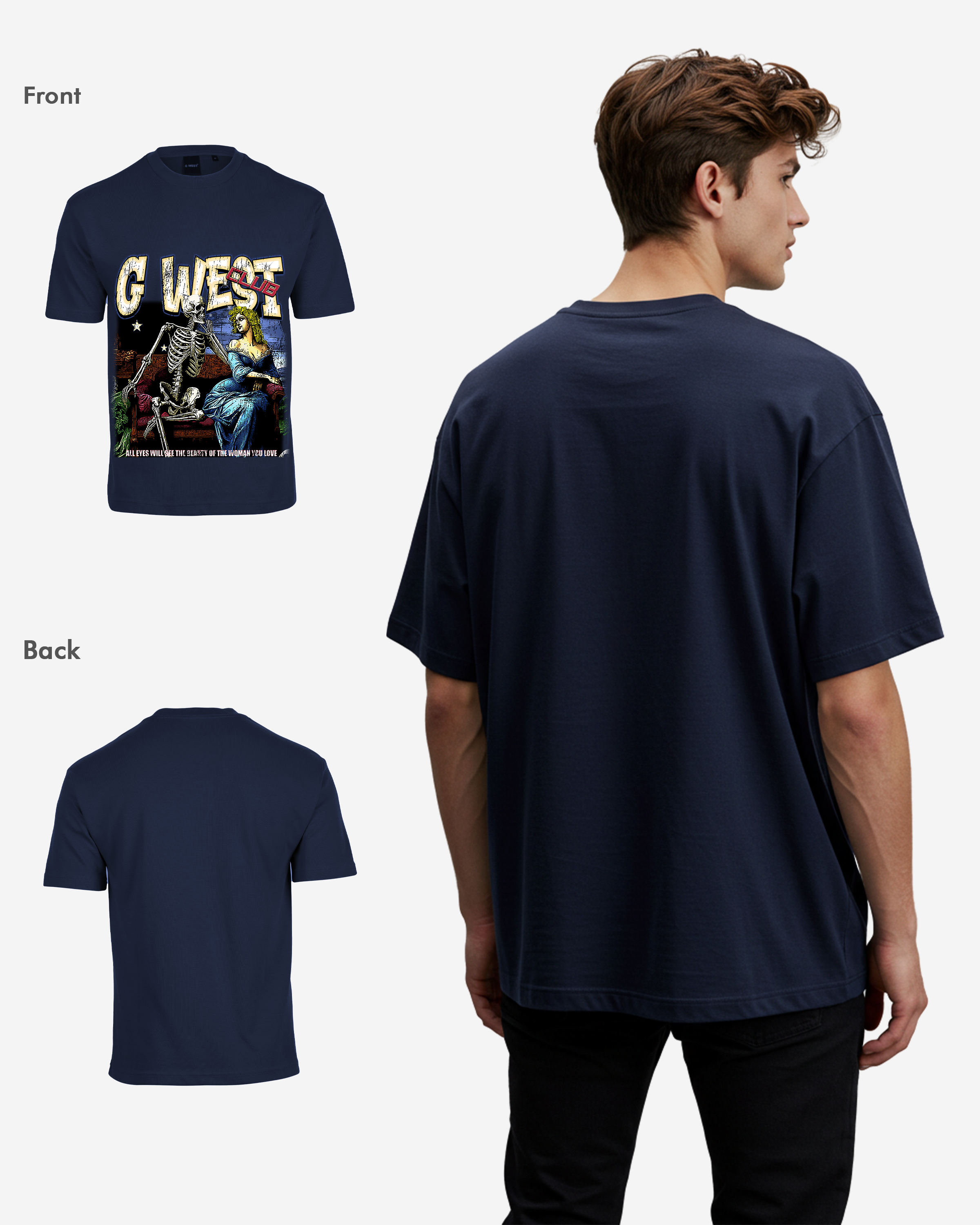 G West Love Beyond Life Oversized Tee G West