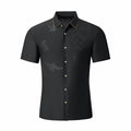 Shadow Beast Jacquard SS Shirt BLACK/GOLD