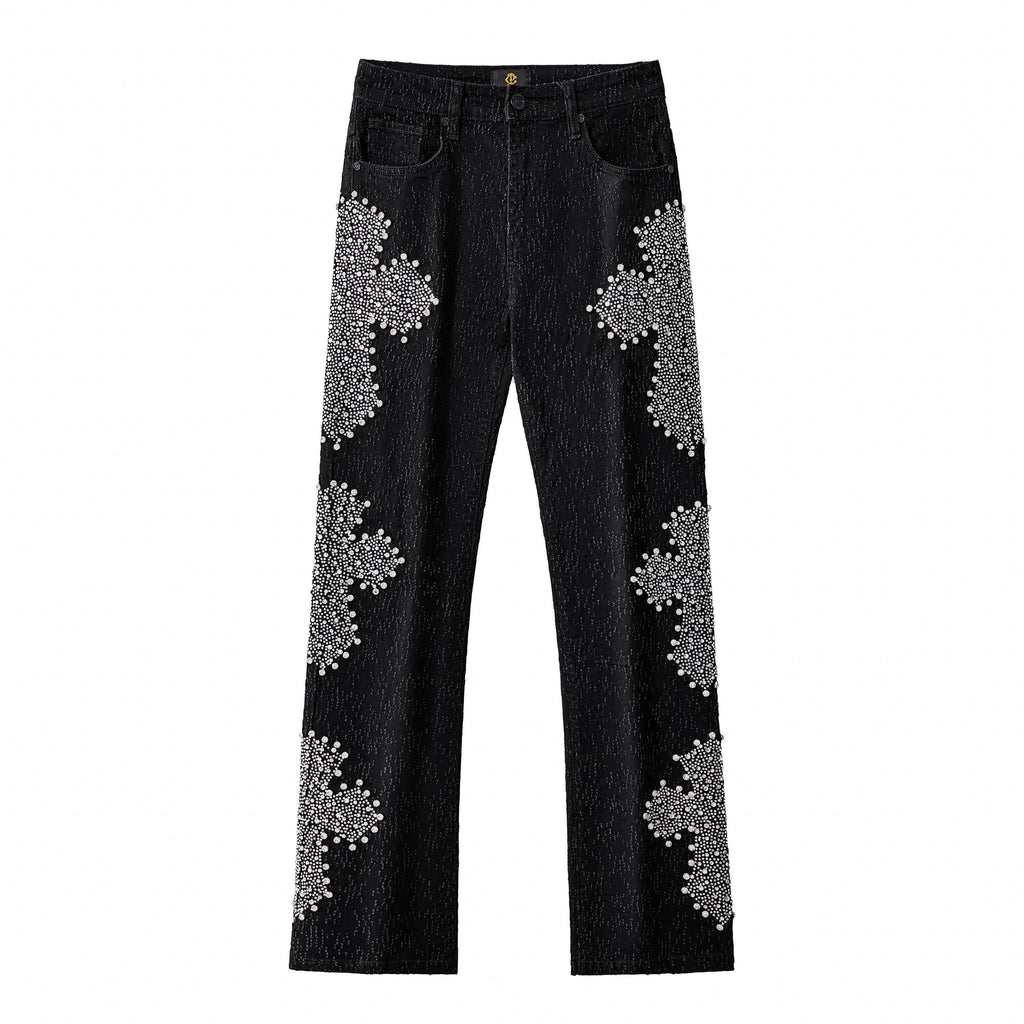 Sanctum Cross Denim Pant – Century Penthouse BLACK/SILVER