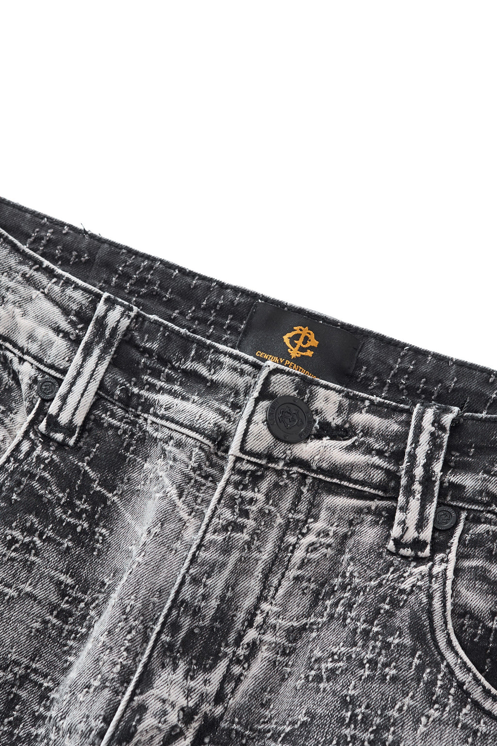 Sanctum Cross Denim Pant – Century Penthouse GREY
