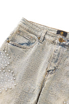 Sanctum Cross Denim Pant – Century Penthouse TAN