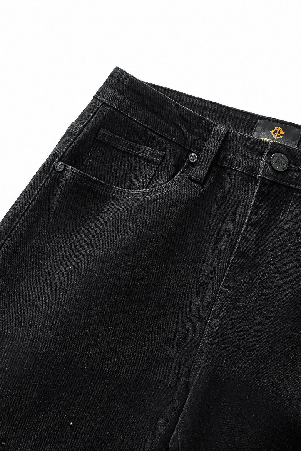 Celestial Stud Denim Pant – Century Penthouse BLACK