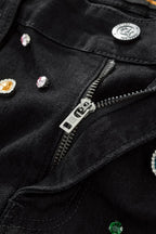 Prism Gem Denim Pant – Century Penthouse BLACK