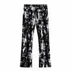 Flocked Eclipse Denim Pant – Century Penthouse BLACK
