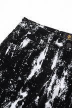 Flocked Eclipse Denim Pant – Century Penthouse BLACK