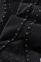 Midnight Matrix Studded Sweatsuit BLACK