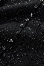 Midnight Matrix Studded Sweatsuit BLACK