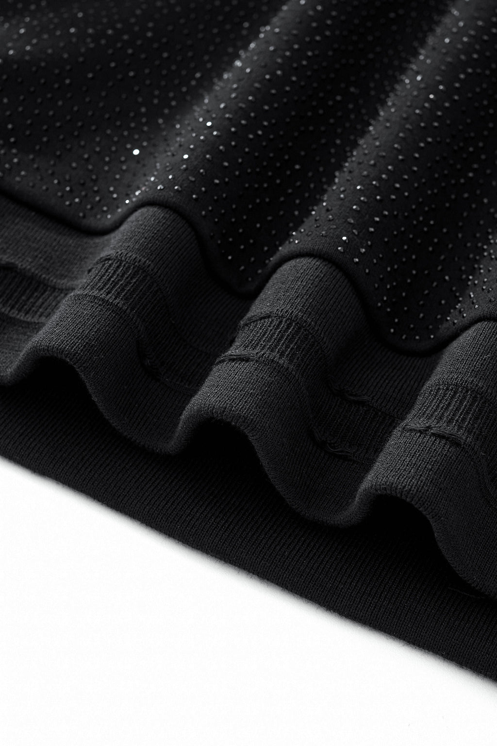 Midnight Matrix Studded Sweatsuit BLACK