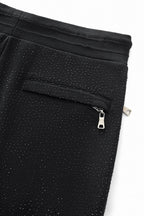 Midnight Matrix Studded Sweatsuit BLACK