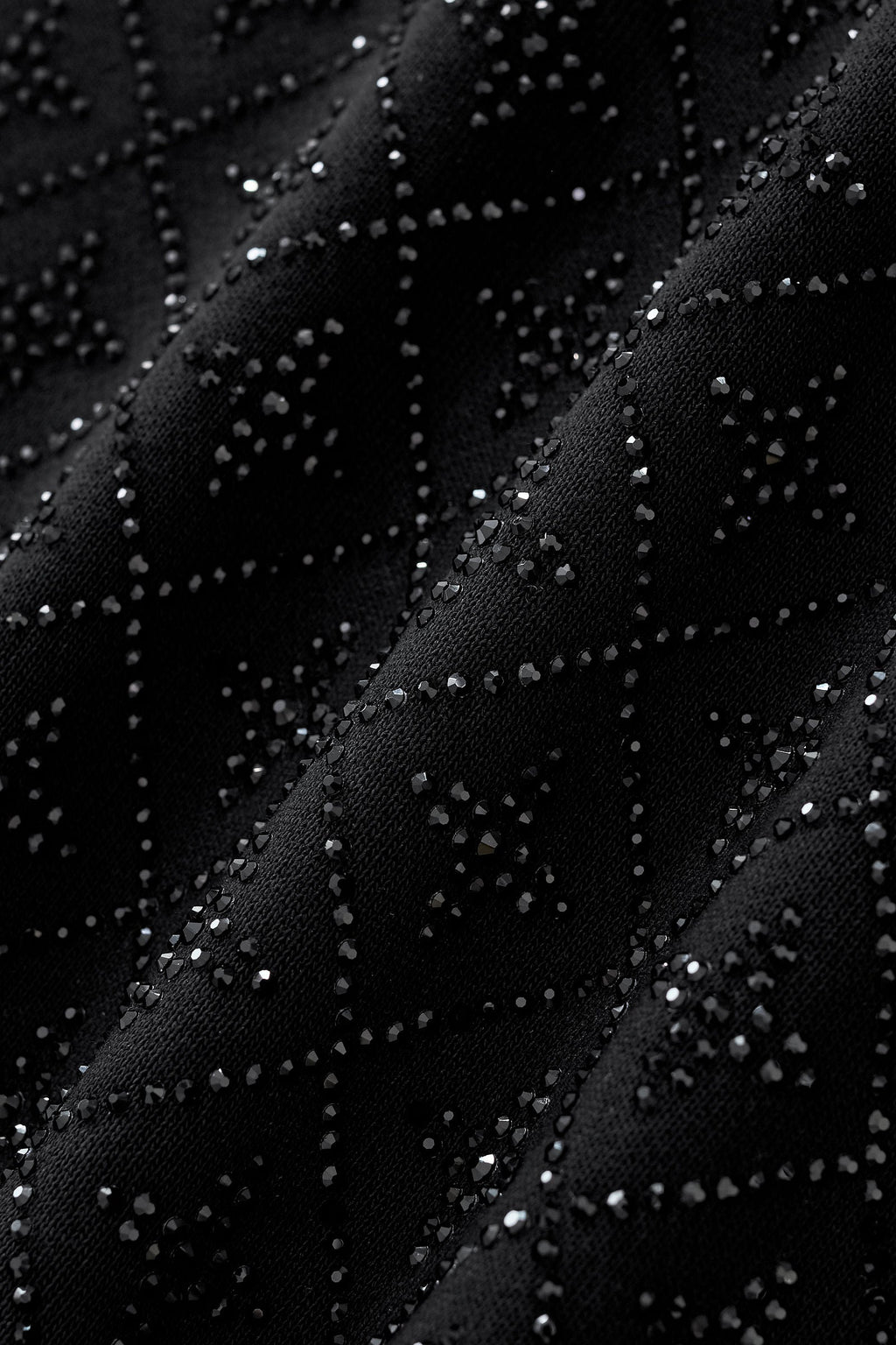 Radiant Grid Stone Short set – Century Penthouse BLACK/BLACK