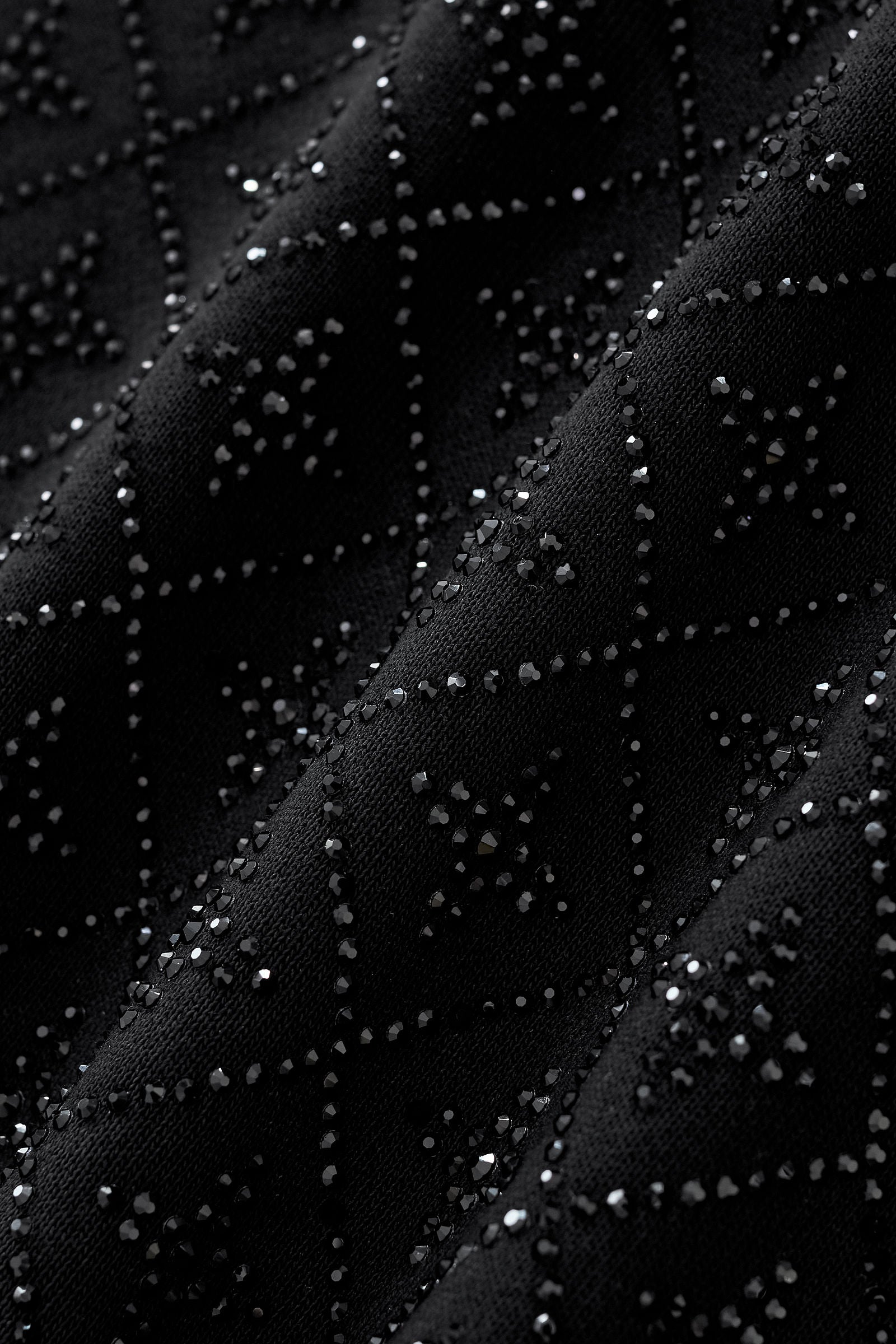 Radiant Grid Stone Short set – Century Penthouse BLACK/BLACK