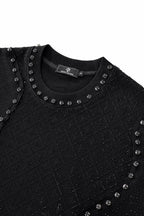 Radiant Grid Stone Short set – Century Penthouse BLACK/BLACK