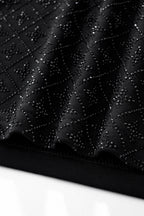 Radiant Grid Stone Short set – Century Penthouse BLACK/BLACK