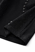 Radiant Grid Stone Short set – Century Penthouse BLACK/BLACK