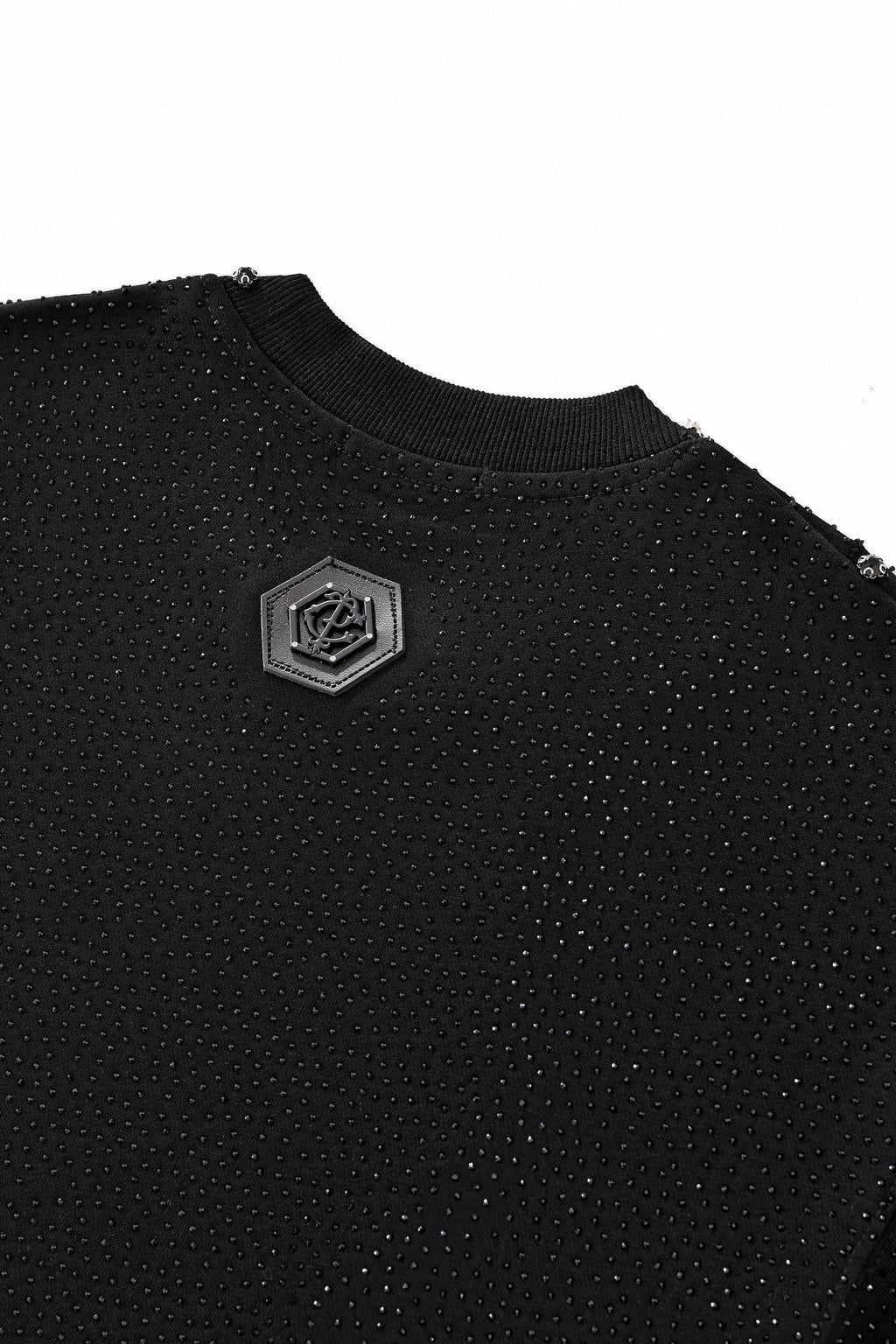 Radiant Grid Stone Short set – Century Penthouse BLACK/BLACK