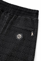 Radiant Grid Stone Short set – Century Penthouse BLACK/SILVER