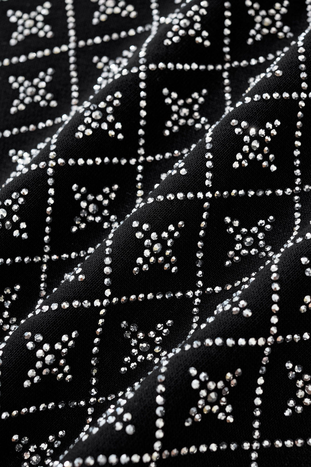 Radiant Grid Stone Short set – Century Penthouse BLACK/SILVER