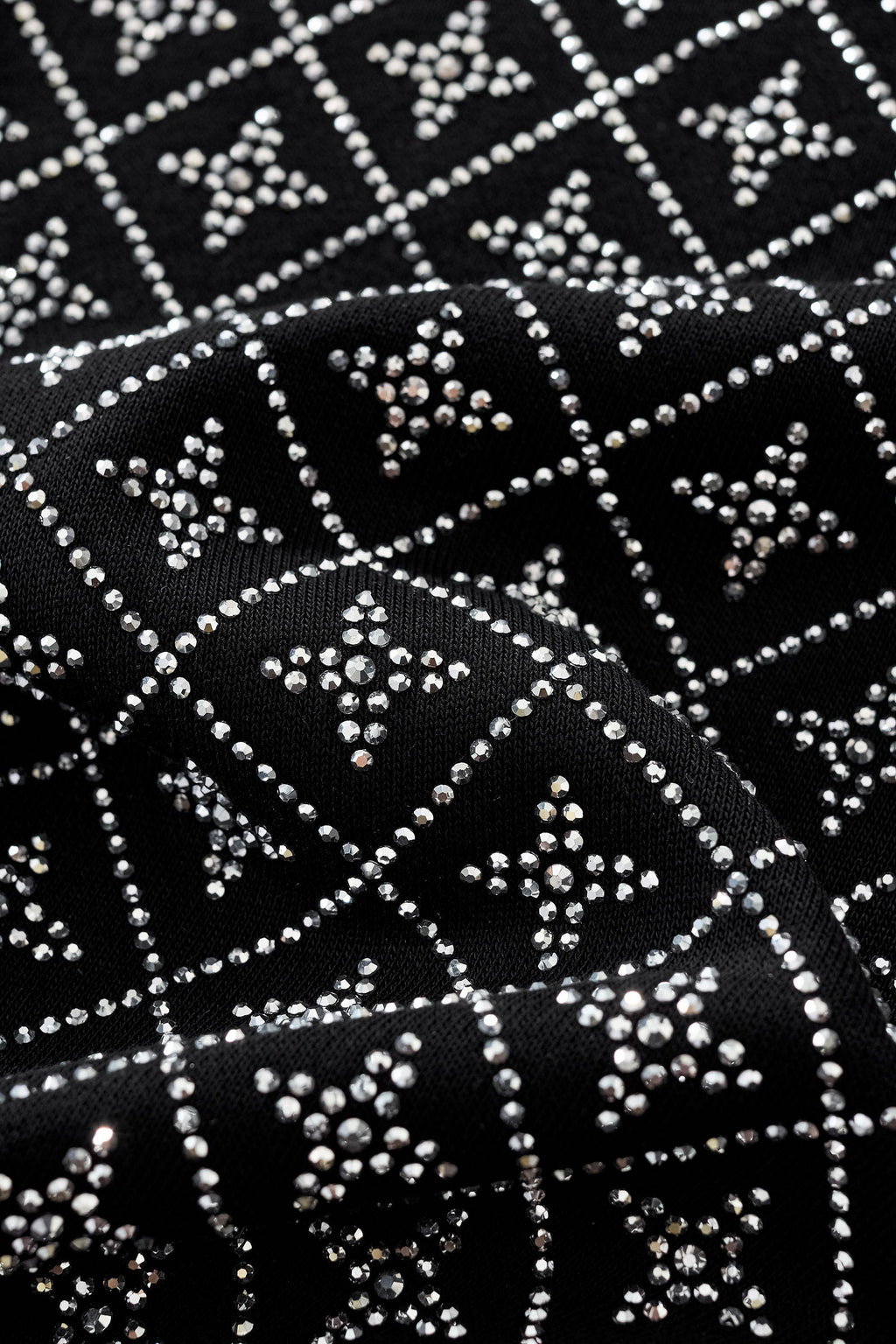 Radiant Grid Stone Short set – Century Penthouse BLACK/SILVER