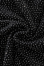 Radiant Grid Stone Short set – Century Penthouse BLACK/SILVER