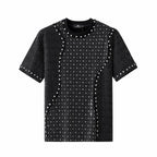 Radiant Grid Stone Short set – Century Penthouse BLACK/SILVER
