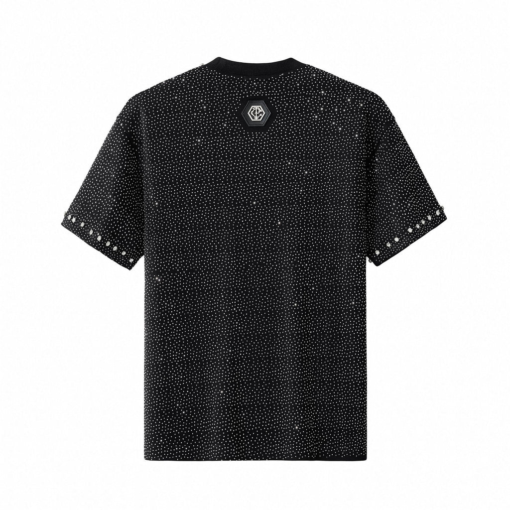 Radiant Grid Stone Short set – Century Penthouse BLACK/SILVER