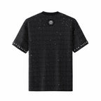 Radiant Grid Stone Short set – Century Penthouse BLACK/SILVER