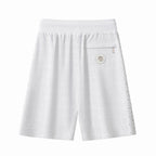 Radiant Grid Stone Short set – Century Penthouse WHITE/SILVER