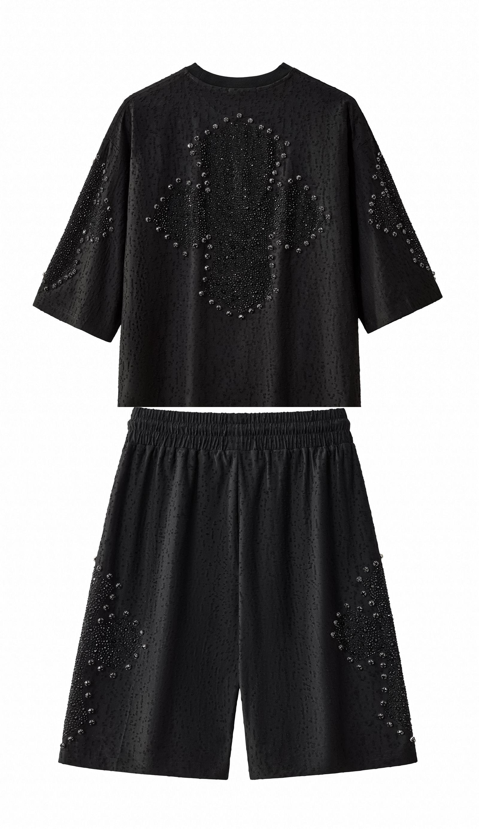 Sanctum Cross Short Set – Century Penthouse BLACK/BLACK