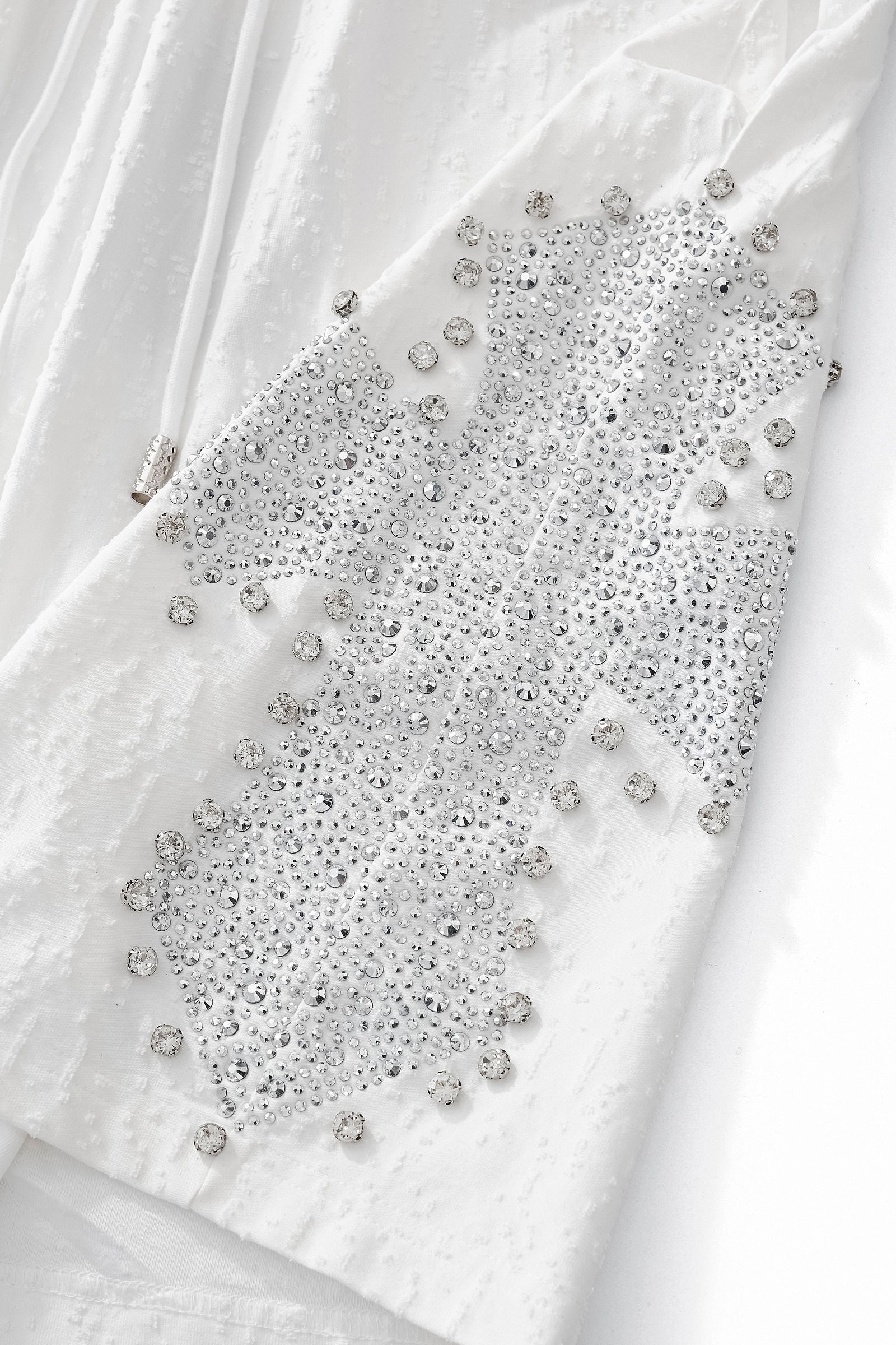 Sanctum Cross Short Set – Century Penthouse WHITE/SILVER